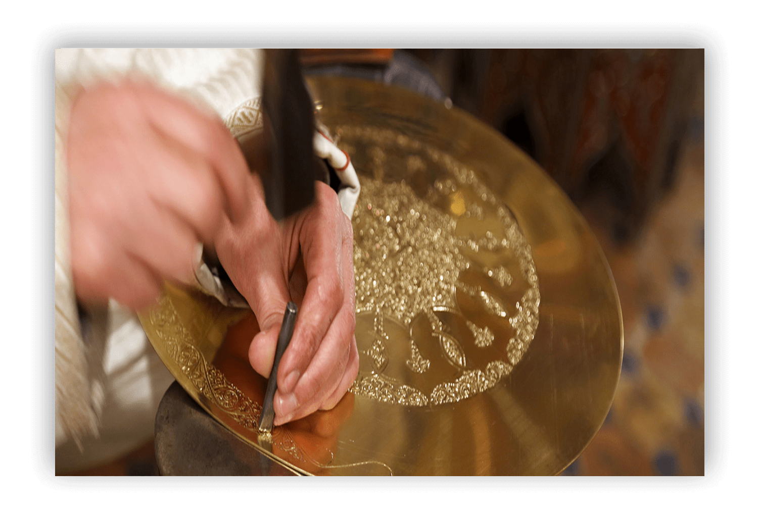 Iron decorative piece